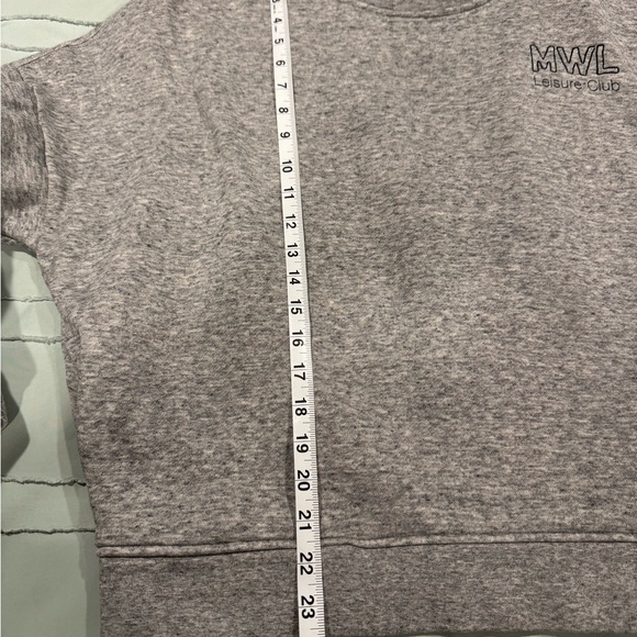 Madewell Heather Gray Crew Neck Sweatshirt - Picture 9 of 12